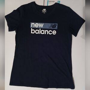 New Balance Navy Blue T-Shirt M